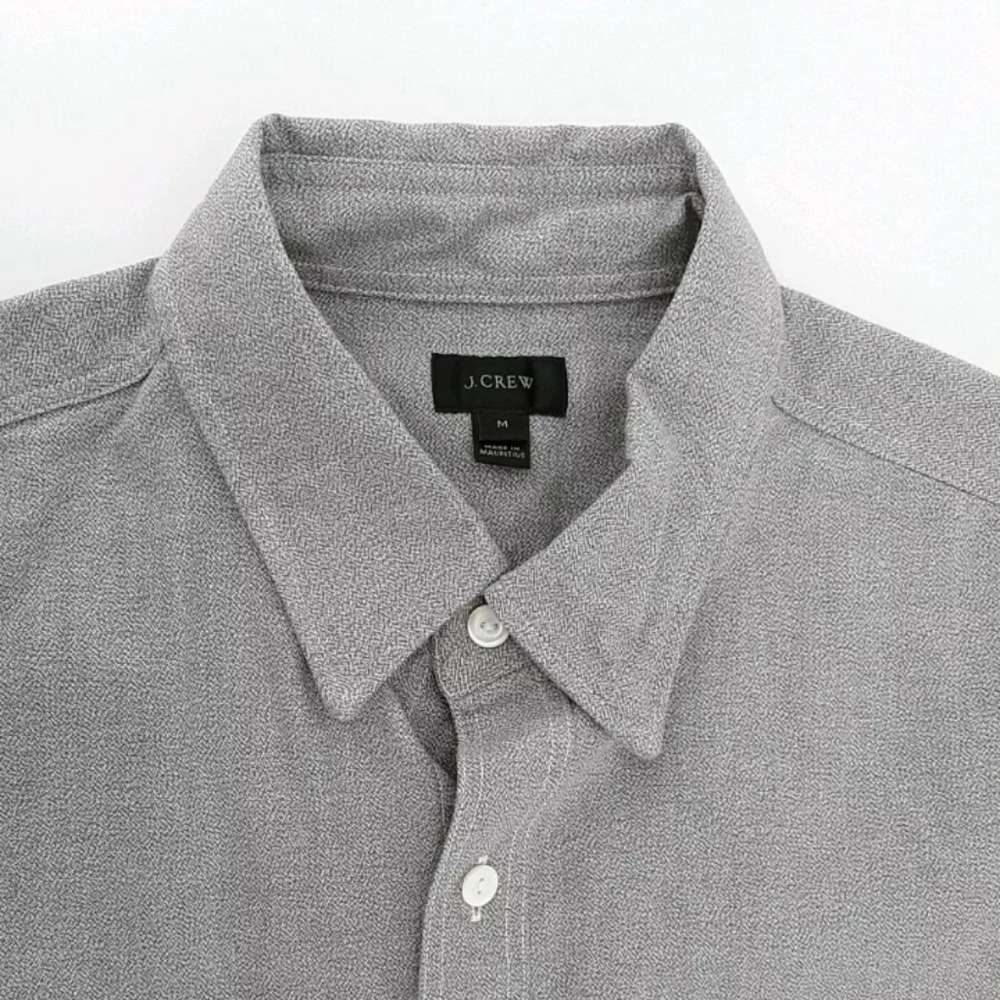 J. Crew Light Gray Soft Cotton Button Up Shirt